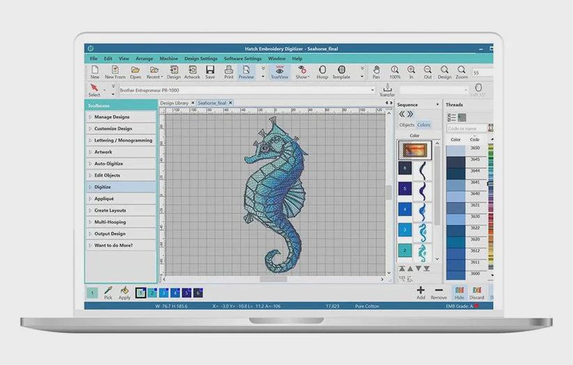 Hatch 2 Embroidery Software – Lifetime License Instant Download