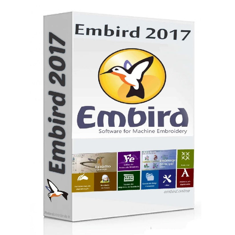 Embird 2017 embroidery software Lifetime license ( Instant download )